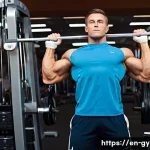 체스트 프레스 머신 추천 모델 - **Prompt:** A highly fit male athlete in his late 20s, wearing a form-fitting, breathable athletic t...